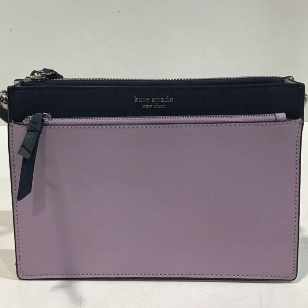 Kate Spade Lavender and Black Clutch